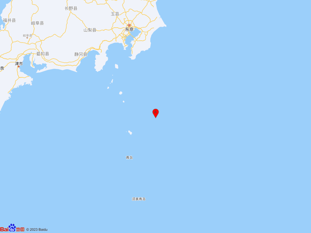 日本本州東南海域（北緯33.50度，東經140.55度）發生5.6級地震