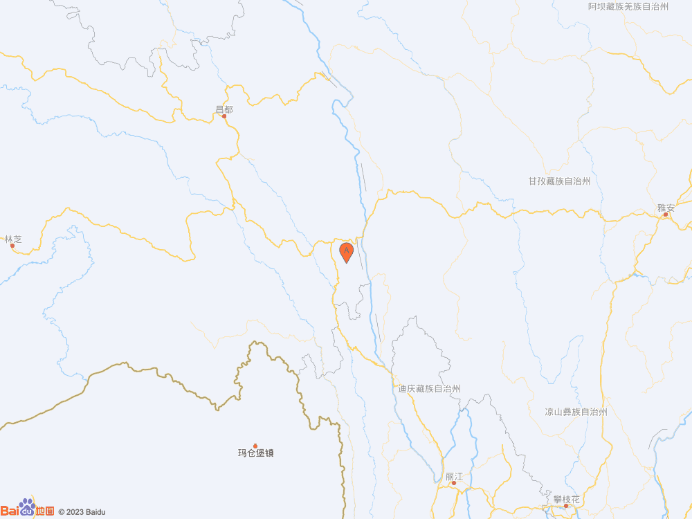 西藏昌都市芒康縣發生4.0級地震