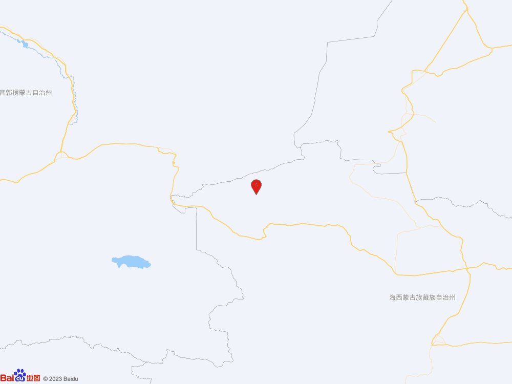 青海海西州茫崖市發生3.0級地震