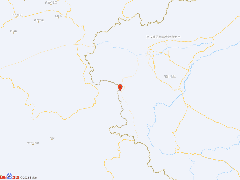新疆克孜勒蘇州阿克陶縣發生3.0級地震