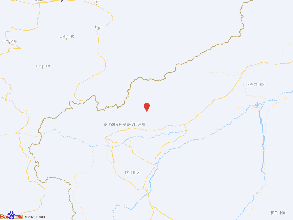 新疆克孜勒蘇州阿圖什市發生3.4級地震