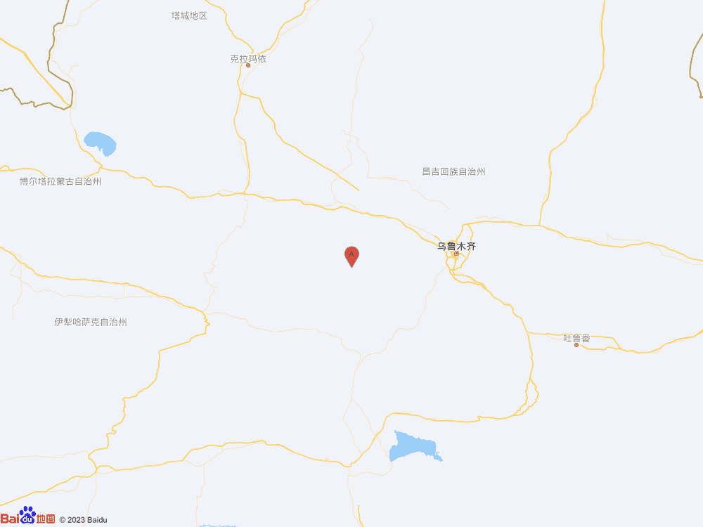 新疆昌吉州呼圖壁縣發生3.9級地震