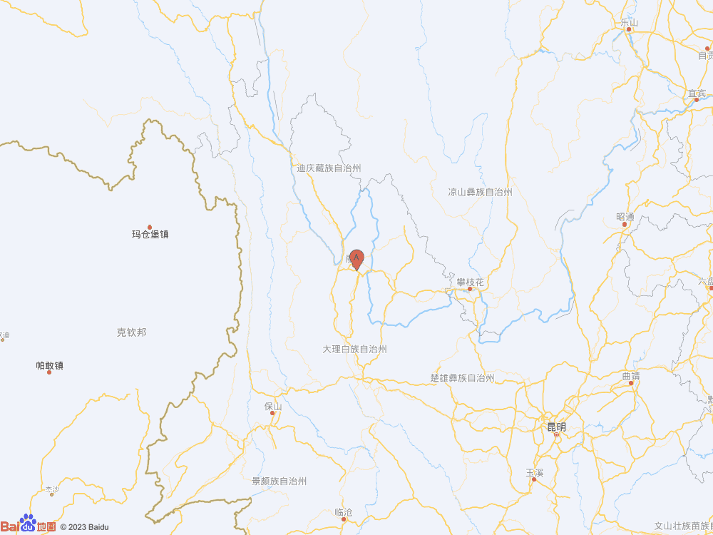 云南麗江市古城區發生3.0級地震