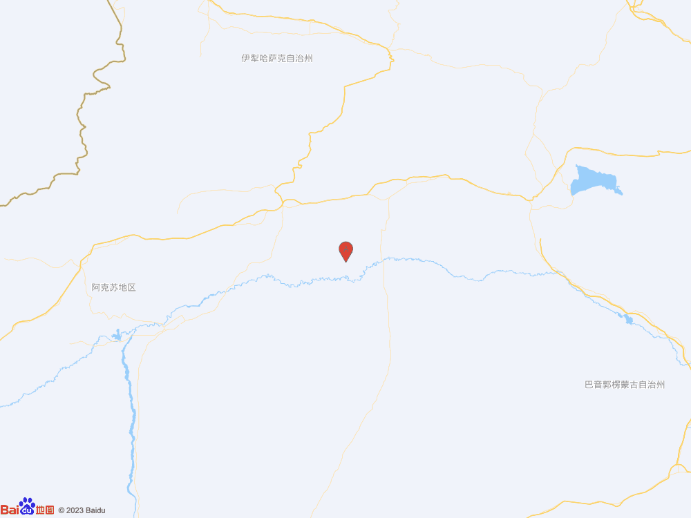 新疆阿克蘇地區庫車市發生3.3級地震