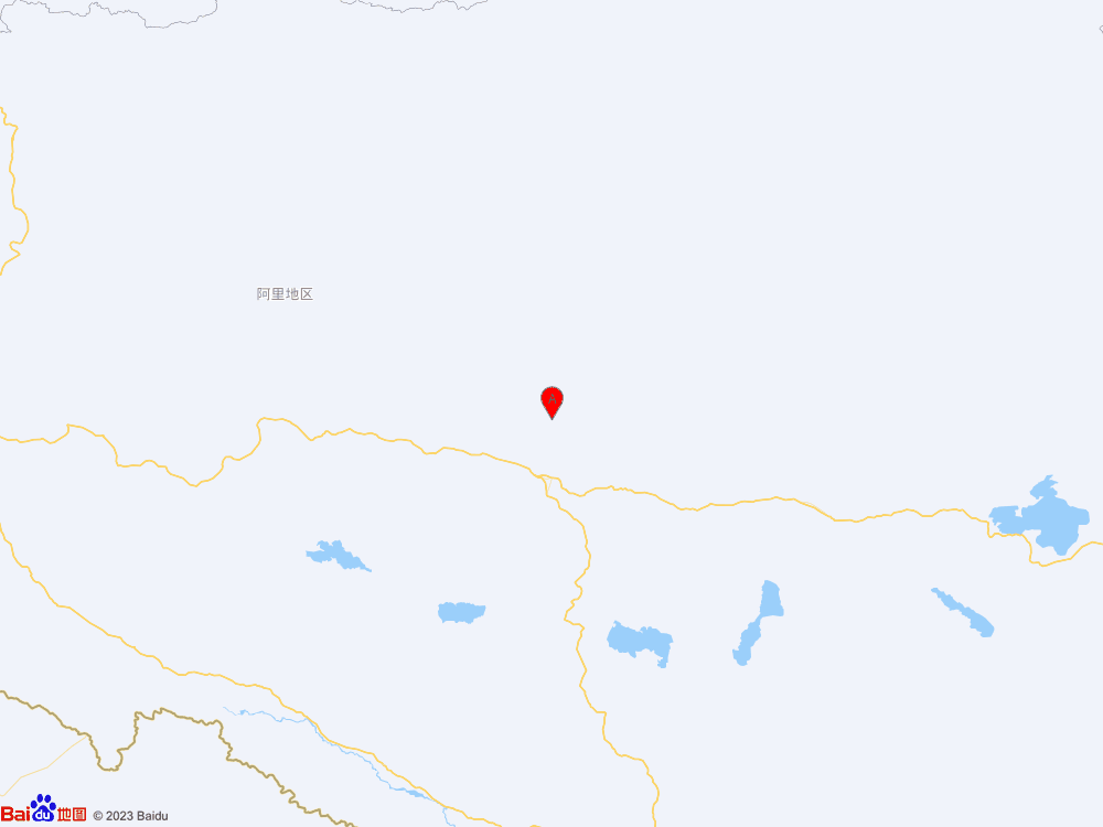 西藏阿里地區改則縣發生3.0級地震