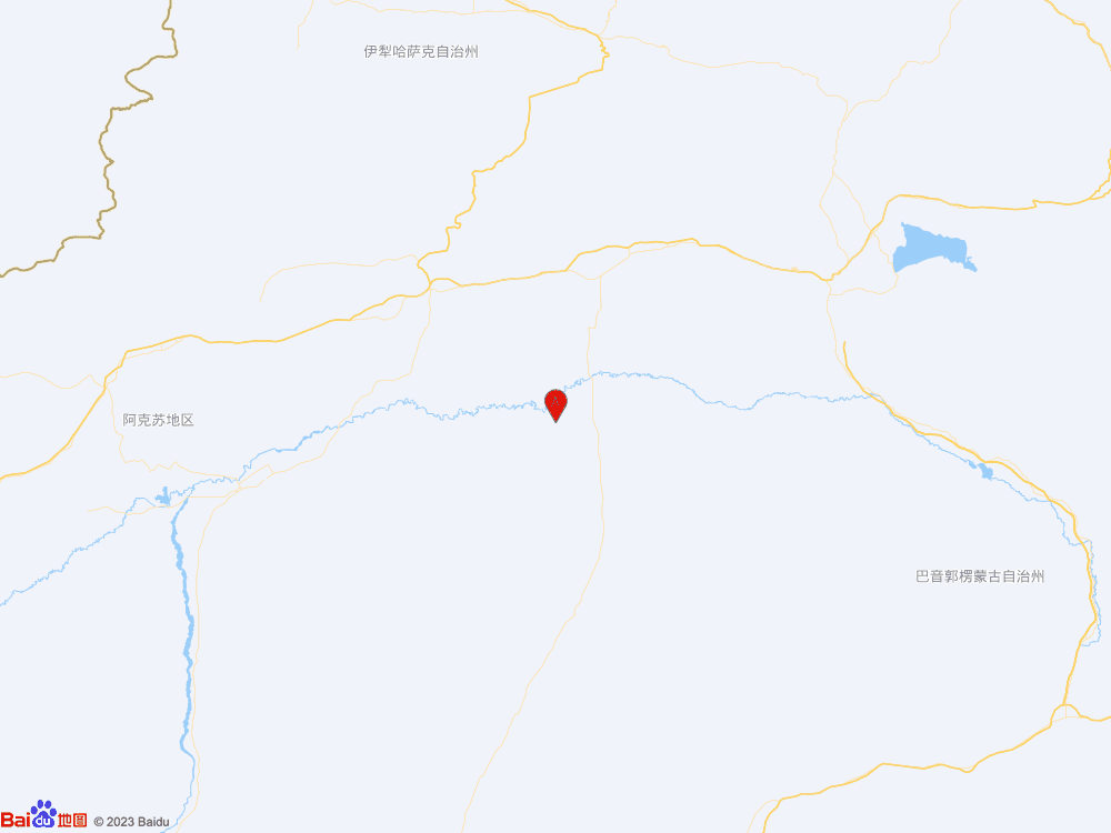 新疆阿克蘇地區庫車市發生3.2級地震