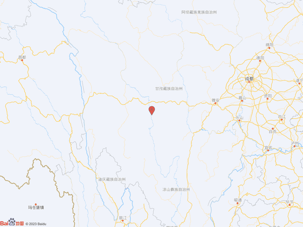 四川甘孜州雅江縣發生3.2級地震