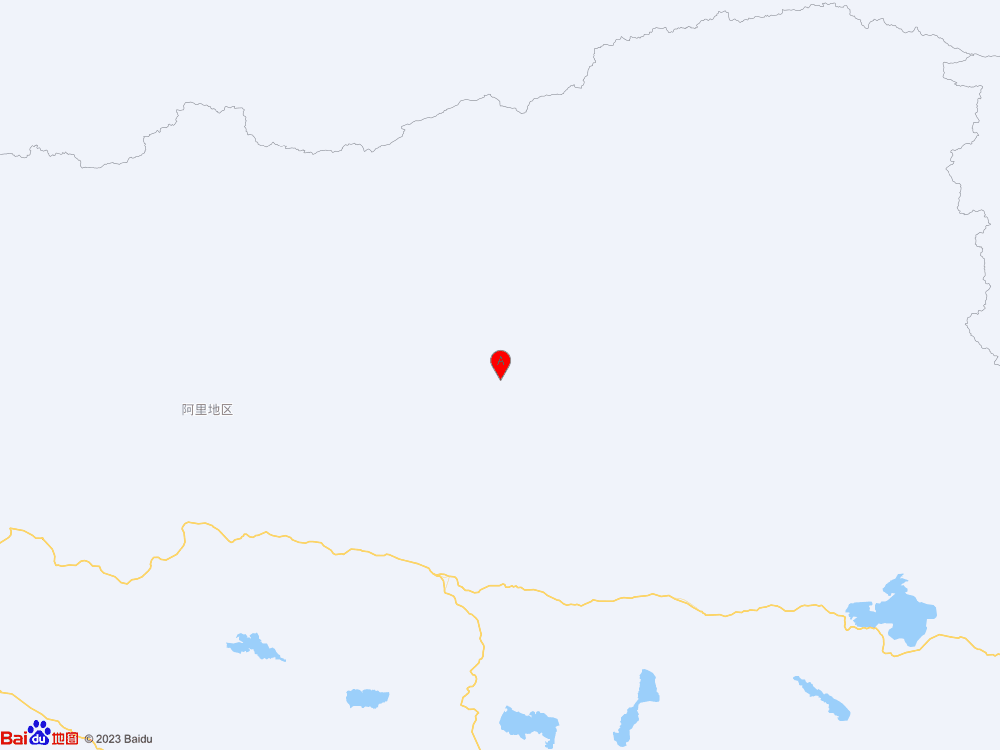 西藏阿里地區改則縣發生3.6級地震