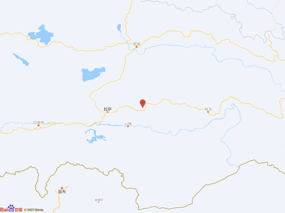 西藏拉薩市墨竹工卡縣（北緯29.82度，東經92.25度）發生3.6級地震