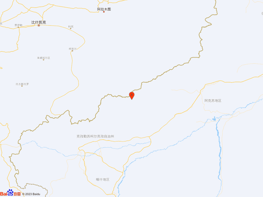 新疆克孜勒蘇州阿合奇縣（北緯40.97度，東經(jīng)77.82度）發(fā)生3.2級(jí)地震