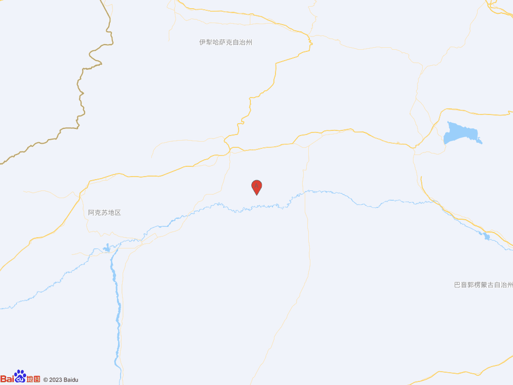 新疆阿克蘇地區(qū)庫車市（北緯41.18度，東經(jīng)83.39度）發(fā)生3.2級(jí)地震