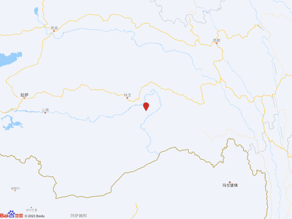 西藏林芝市墨脫縣發生4.7級地震