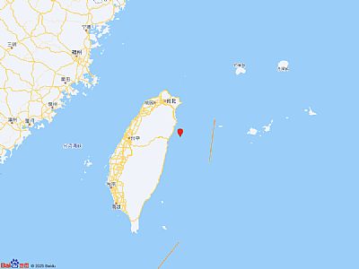 臺灣花蓮縣海域發生4.0級地震