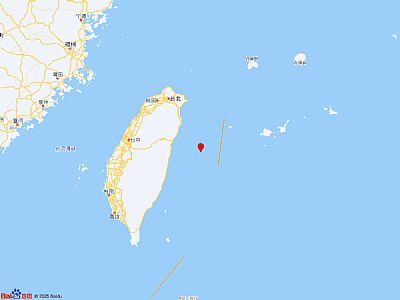 臺灣花蓮縣海域發生5.0級地震