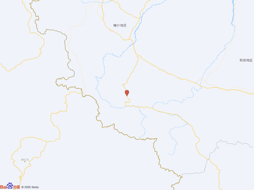 新疆喀什地區(qū)葉城縣（北緯36.78度，東經(jīng)77.06度）發(fā)生3.1級地震