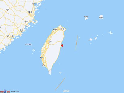 6月23日22時27分臺灣花蓮縣海域發生4.9級地震