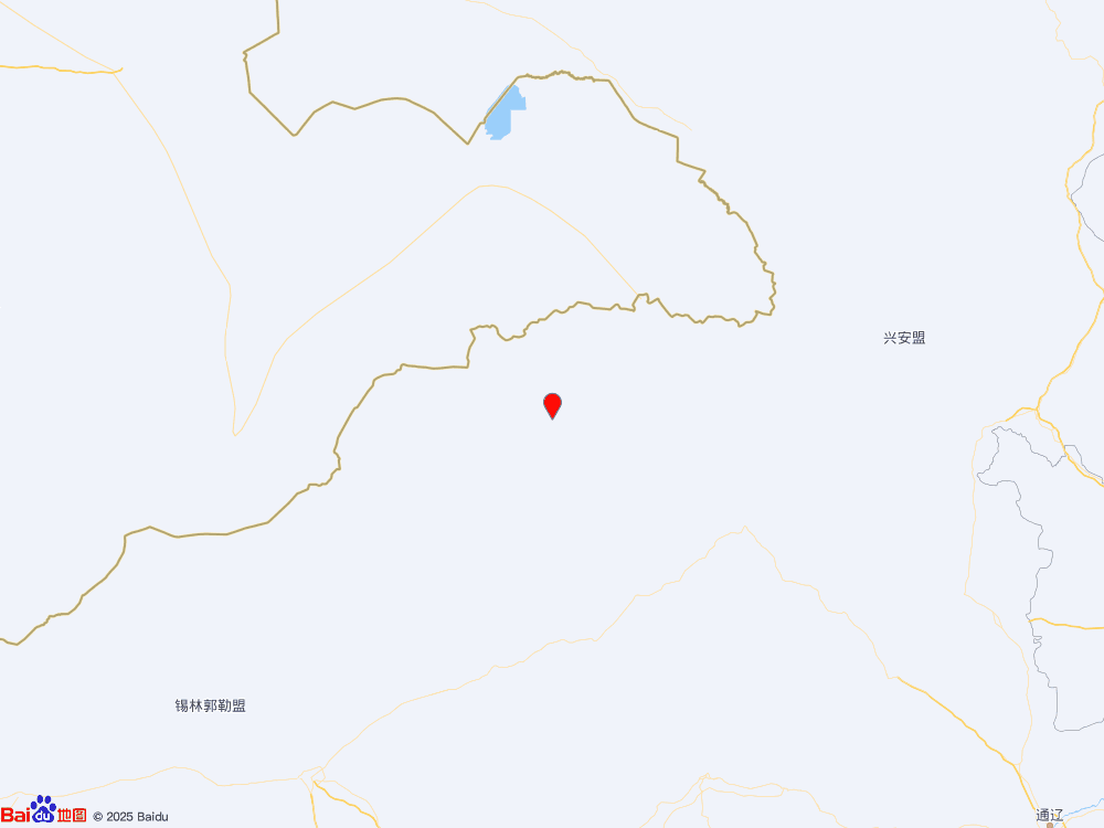 內(nèi)蒙古錫林郭勒盟東烏珠穆沁旗（北緯46.10度，東經(jīng)118.11度）發(fā)生3.1級地震