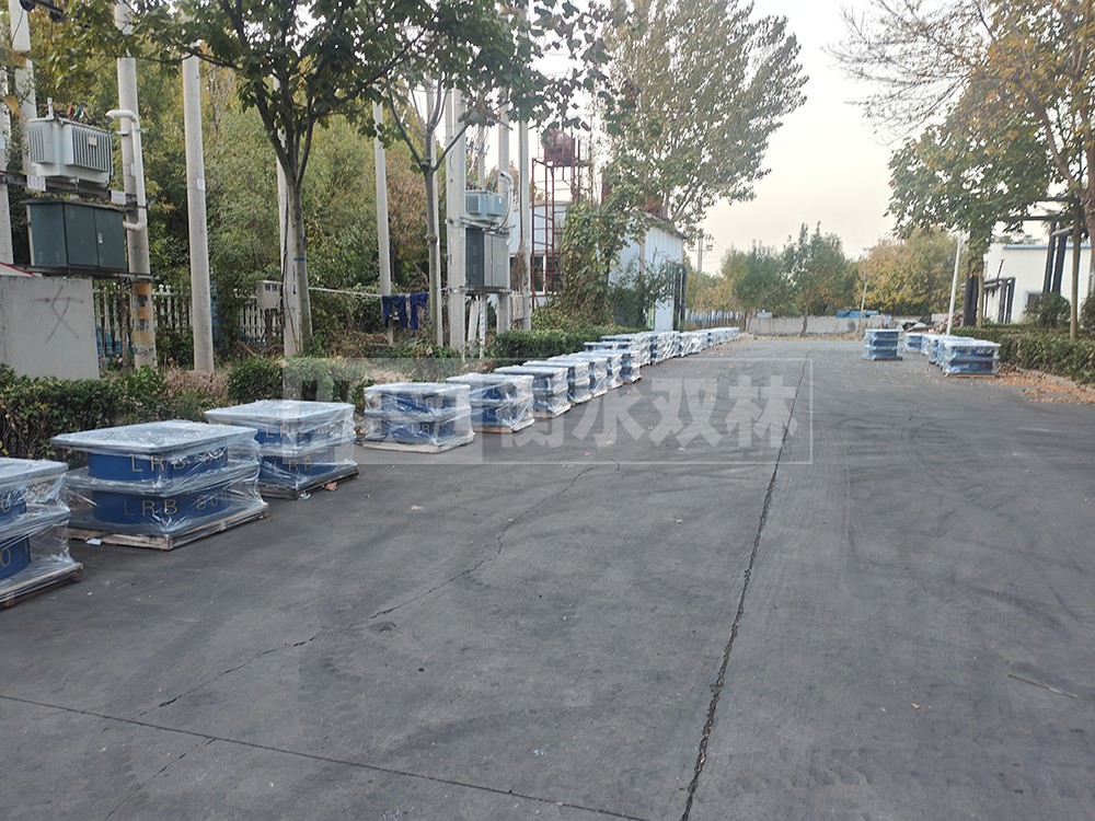 減隔震摩擦擺支座 LNRφ400疊層橡膠支座 建筑水平力分散型橡膠支座