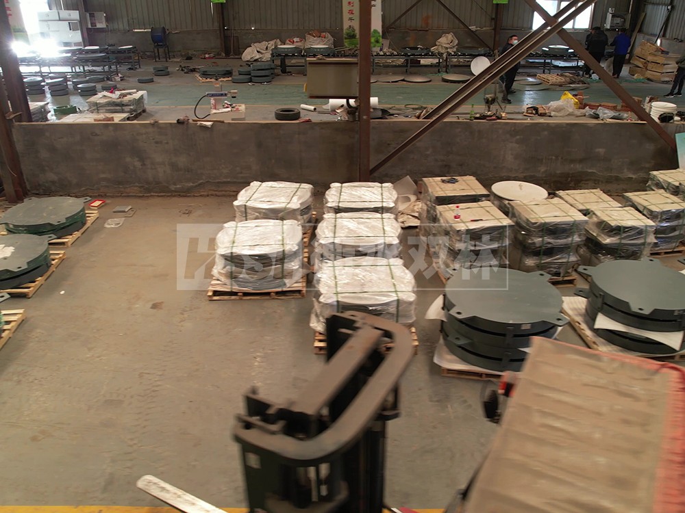 鉛芯建筑隔震橡膠支座廠家 HDR1000高阻尼支座 建筑水平力橡膠支座