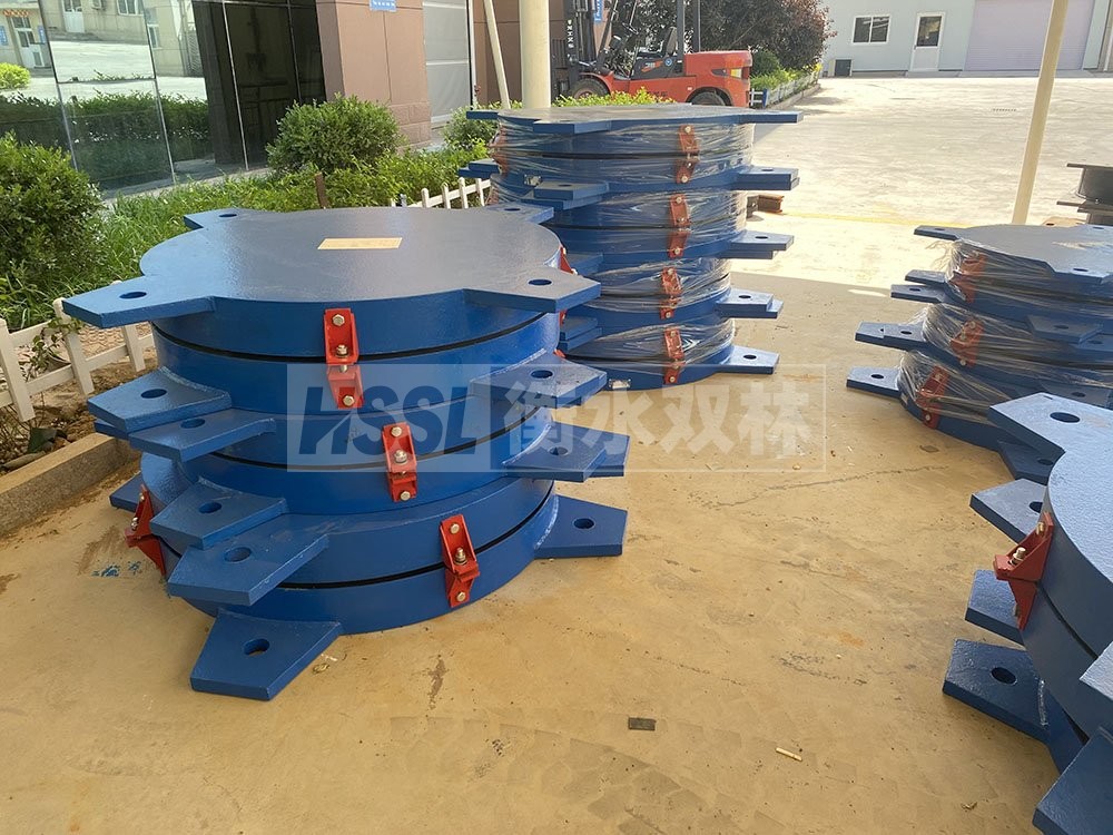 建筑隔震減震支座廠家 橡膠隔震支座加工 LRB橡膠隔震支座400(II型)