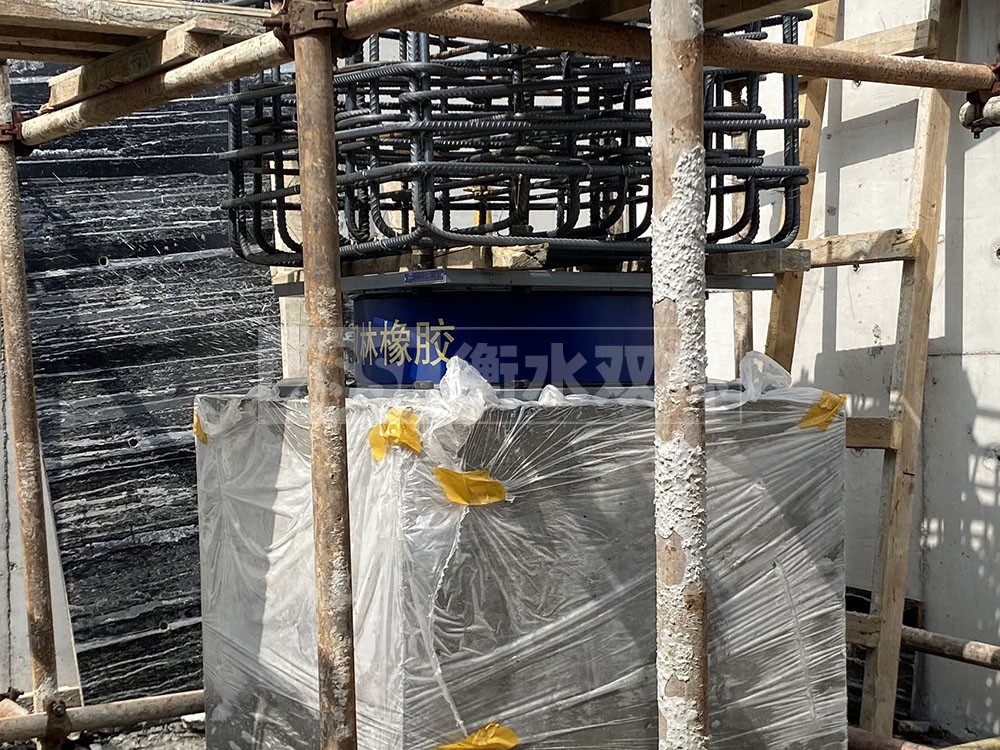 建筑天然橡膠隔震支座 HDR1500高阻尼隔震支座源頭工廠 減振隔震支座廠家